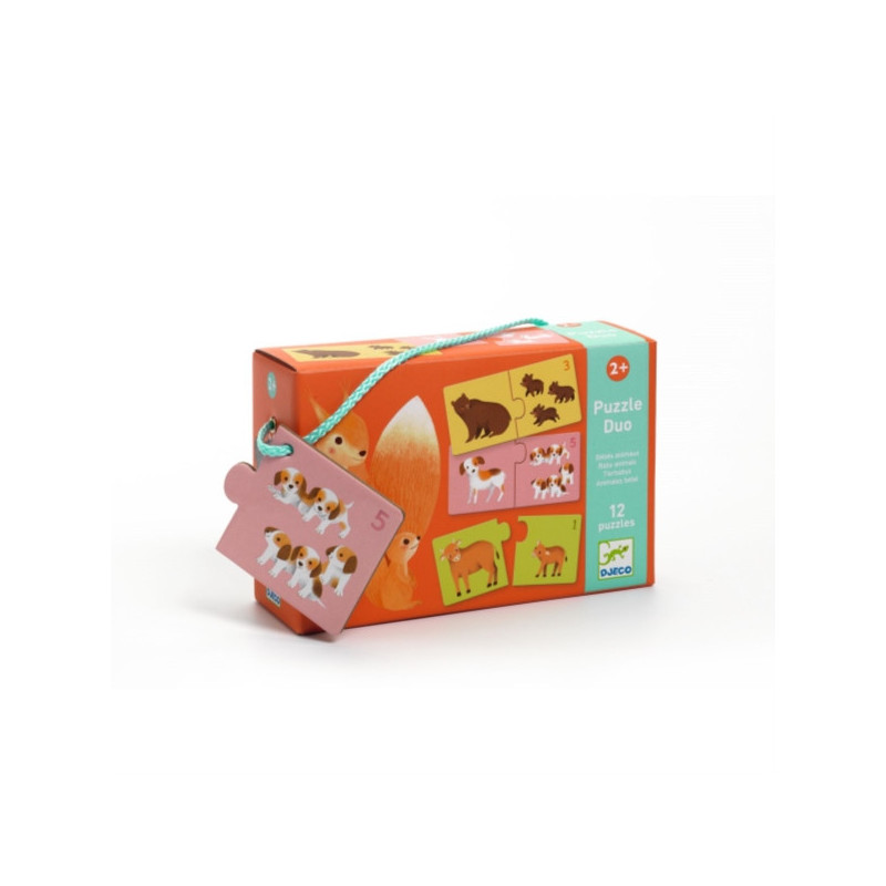 PUZZLE DUO BEBE ANIMAUX