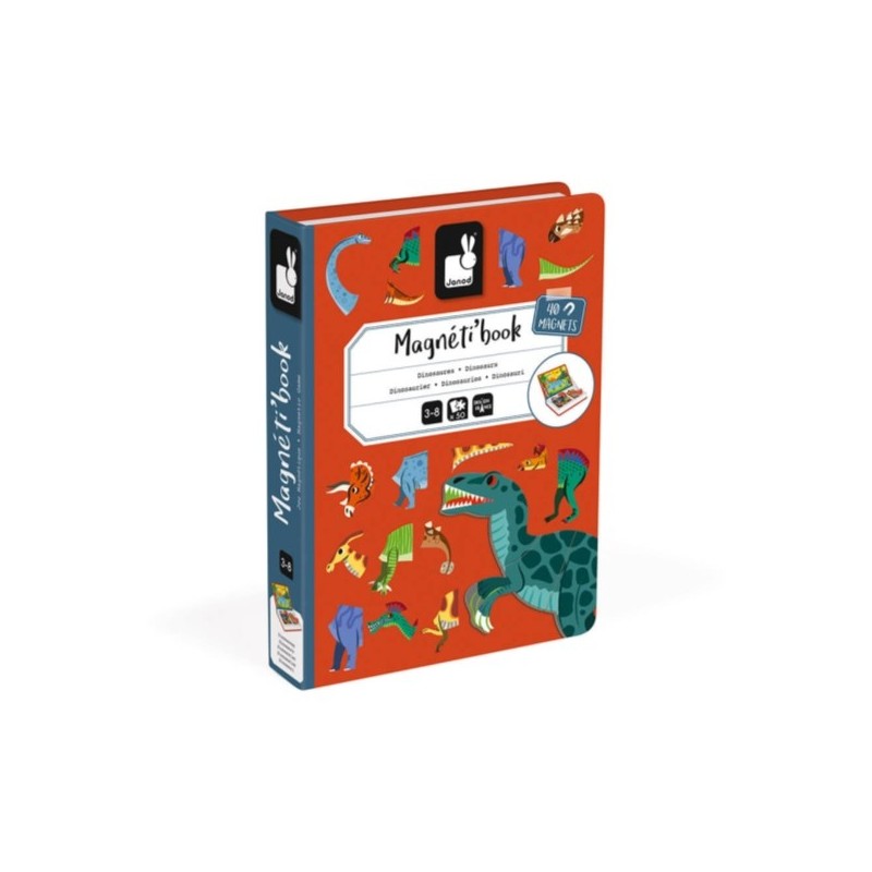 MAGNETI'BOOK DINOSAURES 40 MAGNETS