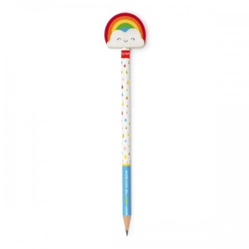 CRAYON AVEC GOMME - AFTER RAIN COMES THE RAINBOW