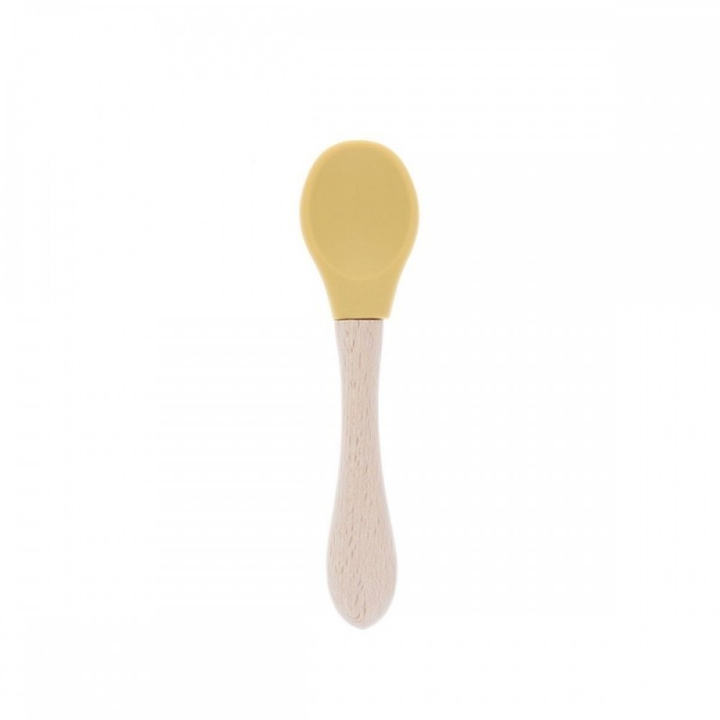 CUILLIERE SILICONE MOUTARDE