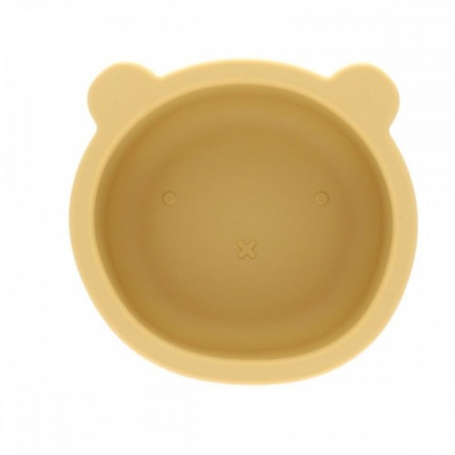 BOL OURS SILICONE MOUTARDE