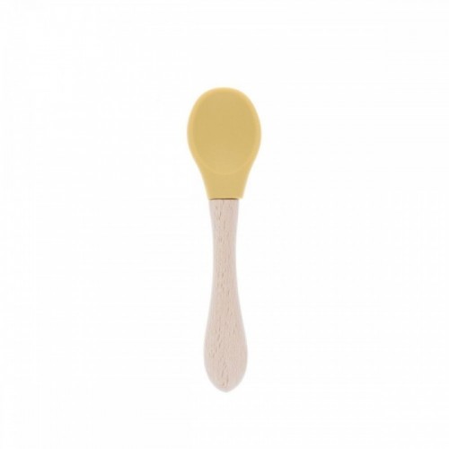 CUILLIERE SILICONE MOUTARDE