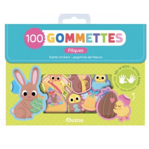 100 GOMMETTES - PAQUES