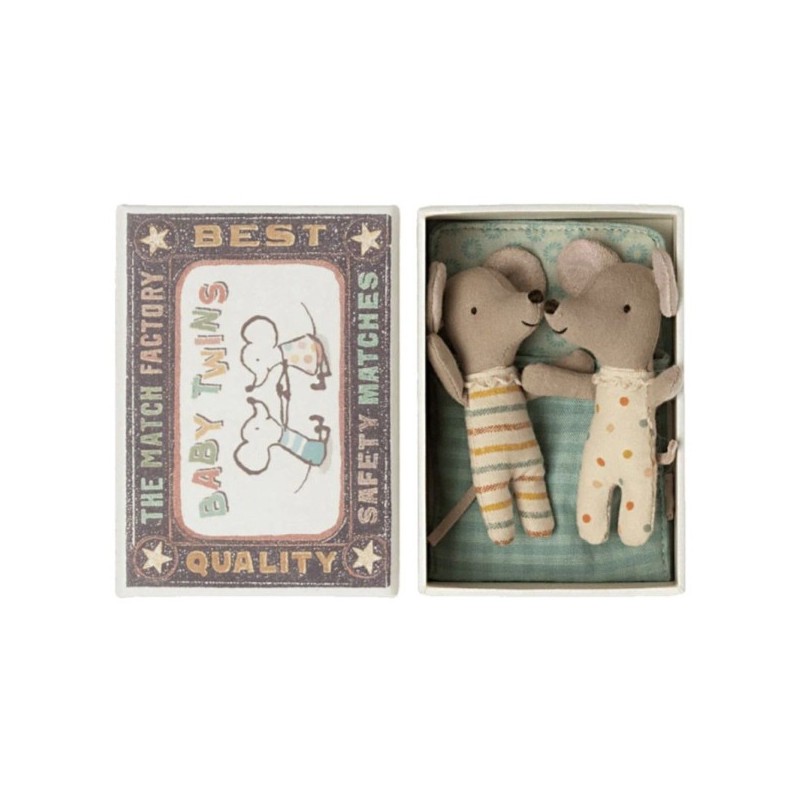 PETITE SOURIS GRANDE BOITE TWIN BABIES JUMEAUX