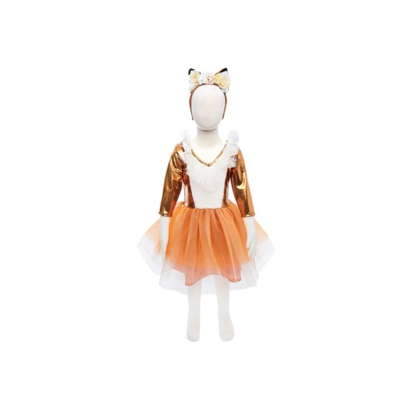 DEGUISEMENT ROBE DE RENARD AVEC COIFFE, 6 – 8 ANS