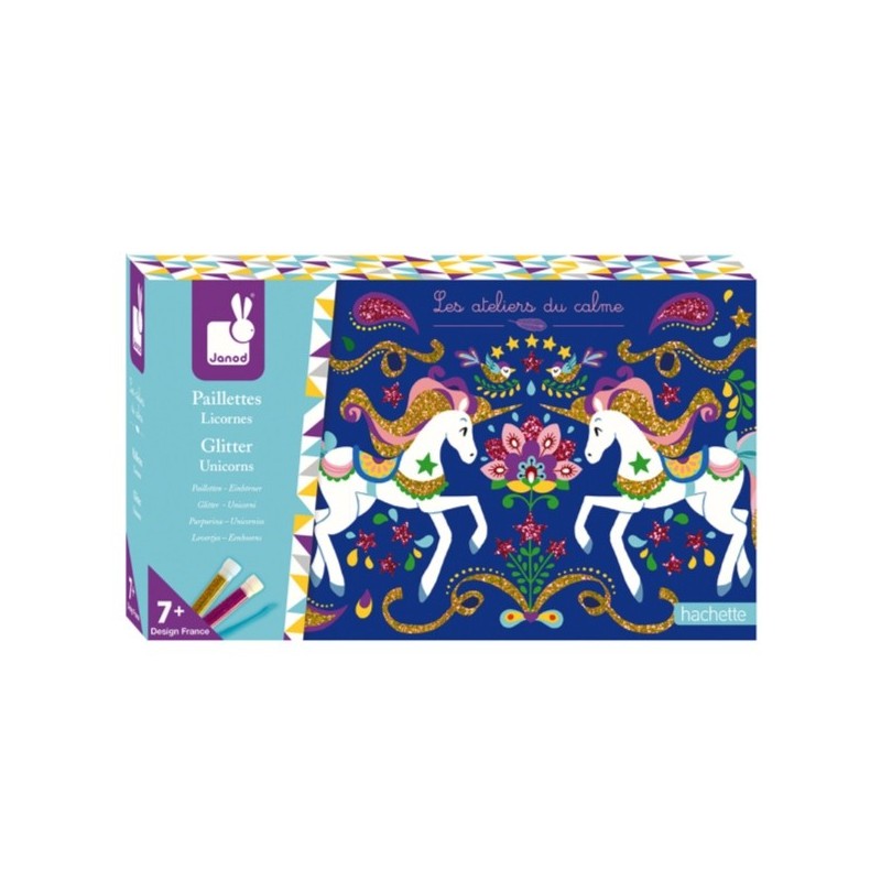 CARTES PAILLETTES LICORNES