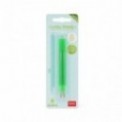 STYLO LOVELY FRIENDS - 2 RECHARGES NEON VERT 0.5