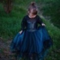 DEGUISEMENT LUNA LA SORCIERE DE MINUIT, ROBE ET COIFFE, 7 – 8 ANS