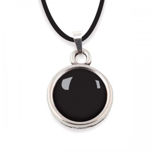 LES MINIS COLLIER ACIER CHIRURGICAL – FLASH NOIR