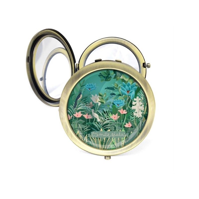 LES PARISIENNES MIROIR DE POCHE BRONZE - DOUANIER ROUSSEAU