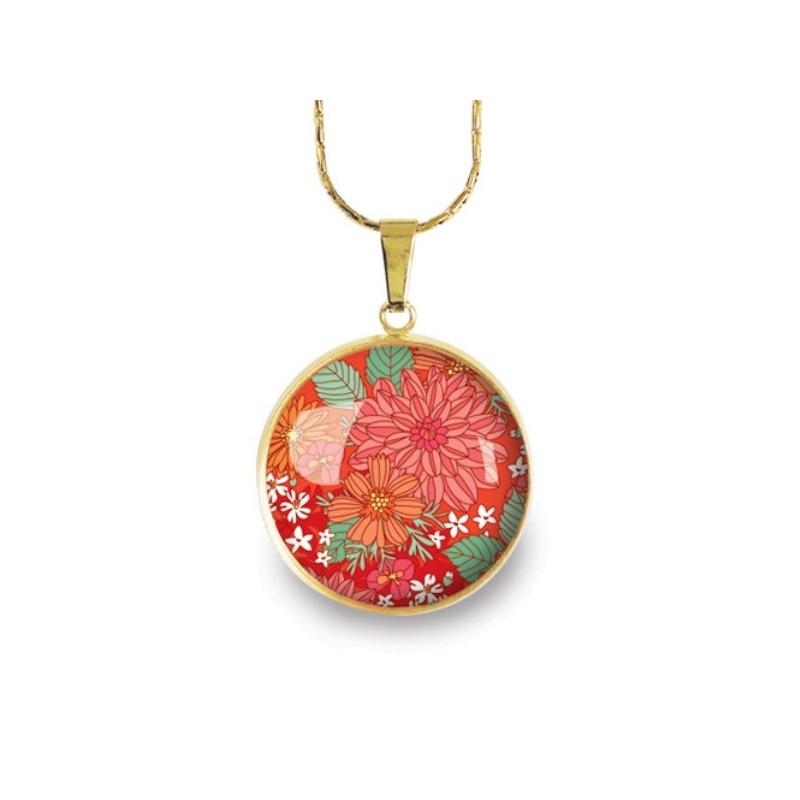 LES PARISIENNES COLLIER ACIER CHIRURGICAL OR – JARDIN D'ETE
