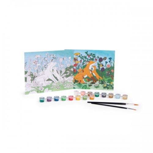 PEINTURES AU NUMERO LE JARDINIER LE JARDIN DU MOULIN
