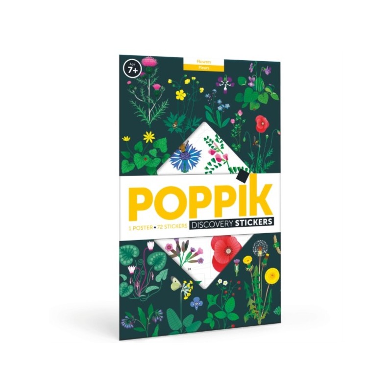 POSTER GEANT BOTANIC + 72 STICKERS