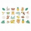 MAGNETS 24 PIECES TROPICAUX - TROPIK