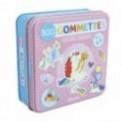BOITE DE GOMMETTES METAL - LES LICORNES