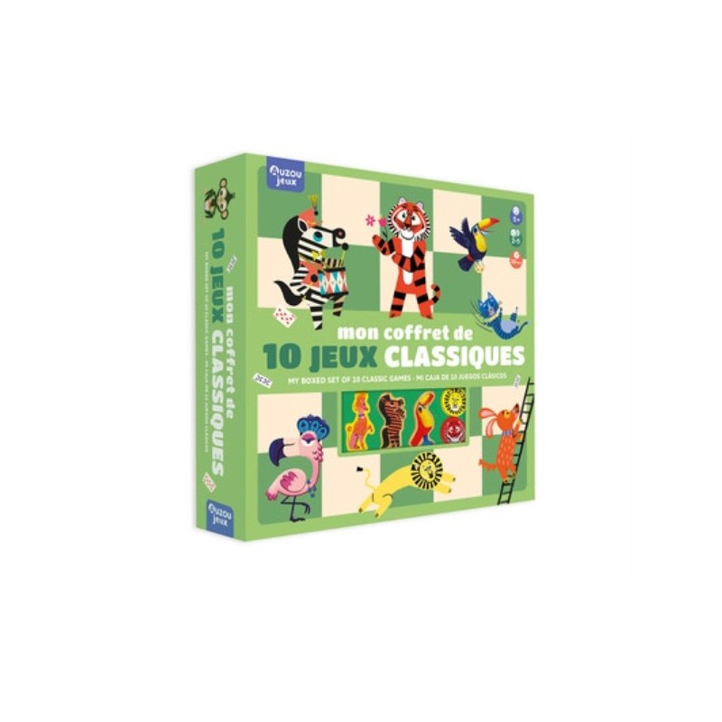 MON COFFRET DE 10 JEUX CLASSIQUES
