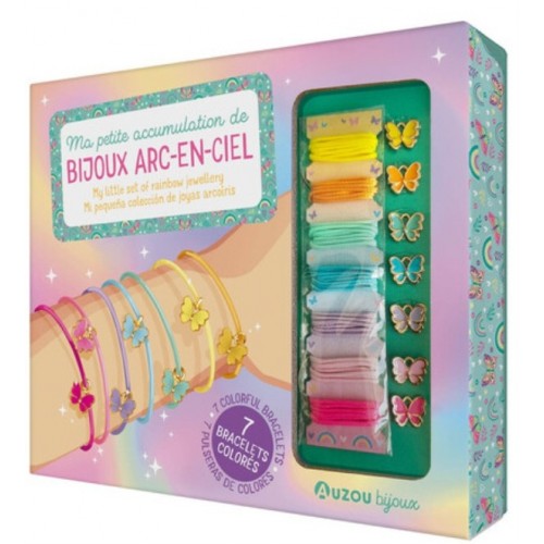 MA PETITE ACCUMULATION DE BIJOUX ARC-EN-CIEL