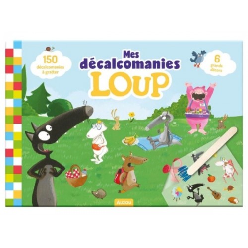 MES DECALCOMANIES LOUP
