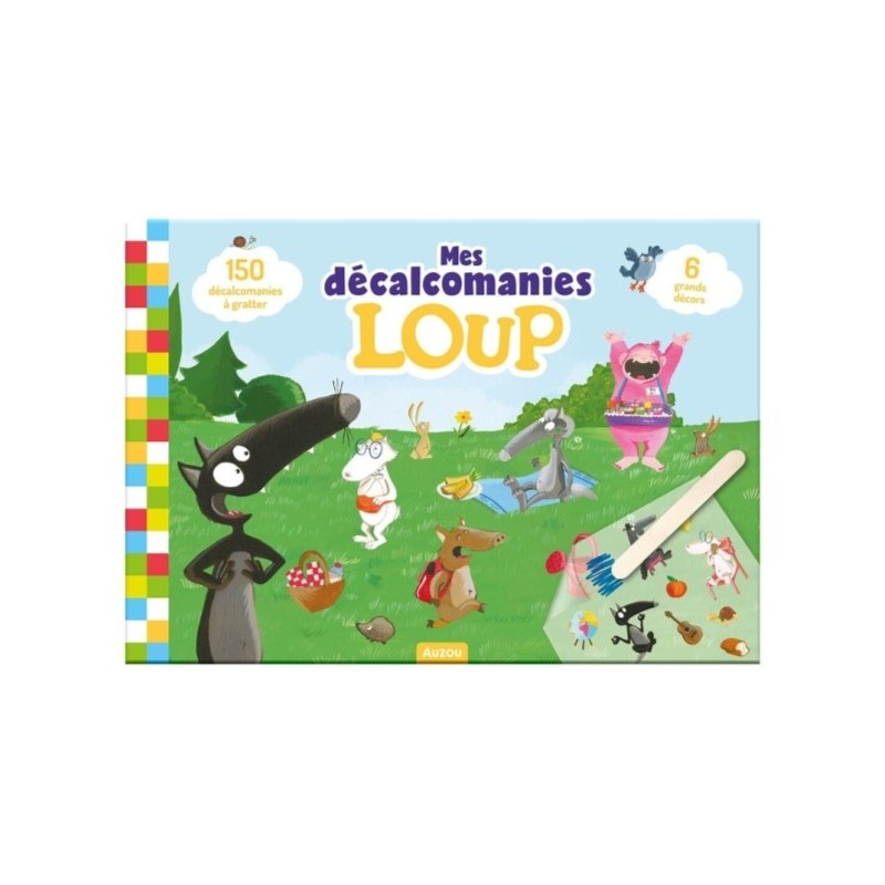 MES DECALCOMANIES LOUP