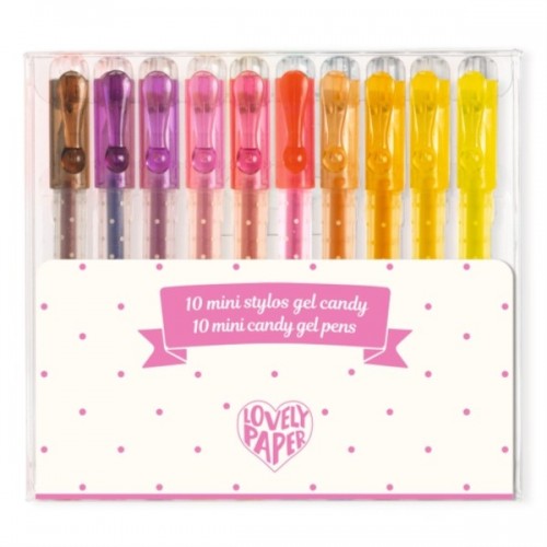 CRAYONS STYLOS MINI STYLOS GEL CANDY * 10