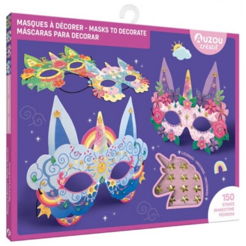 MASQUES A DECORER - LICORNES