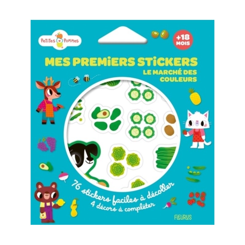 MES PREMIERS STICKERS - LE MARCHE DES COULEURS