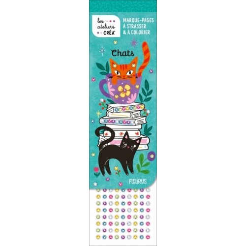 MARQUE PAGES A STRASSER ET A COLORIER - CHATS