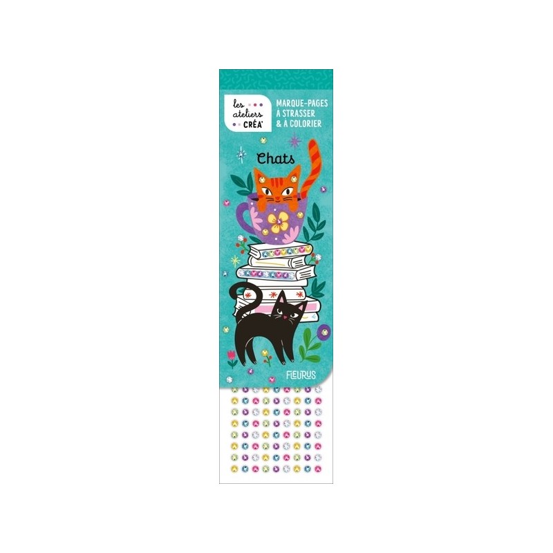 MARQUE PAGES A STRASSER ET A COLORIER - CHATS