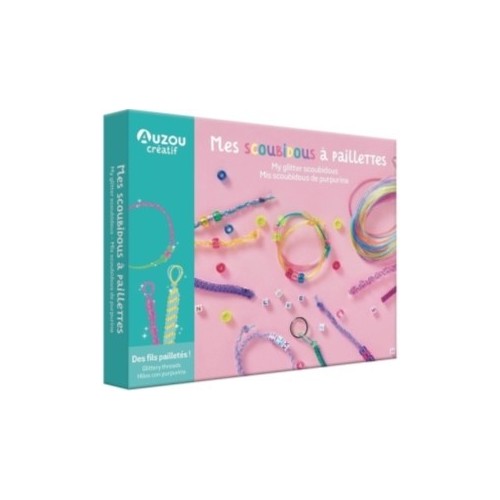 MON COFFRET D&#039;ARTISTE - MES SCOUBIDOUS A PAILLETTES