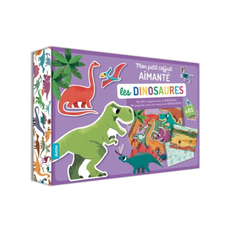 MON PETIT COFFRET AIMANTE - LES DINOSAURES