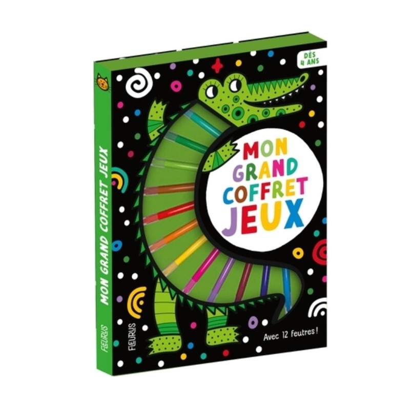 MON GRAND COFFRET JEUX (+ 12 FEUTRES)
