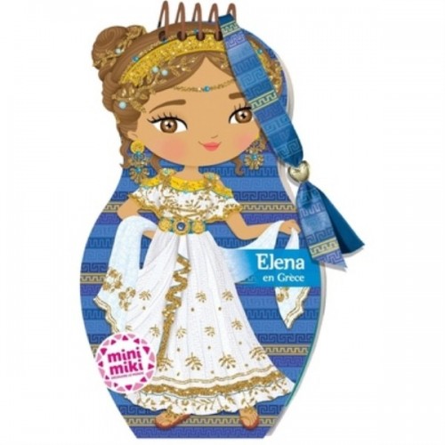 MINIMIKI - CARNET CREATIF - ELENA EN GRECE NOUVELLE EDITION 2025