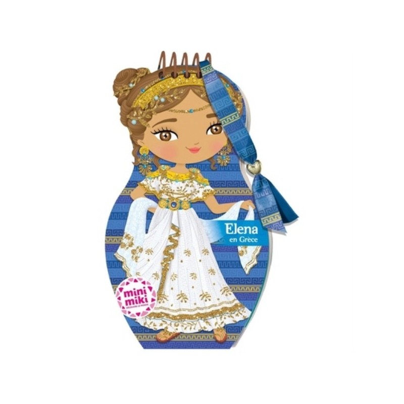 MINIMIKI - CARNET CREATIF - ELENA EN GRECE NOUVELLE EDITION 2025