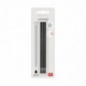 STYLO A ENCRE GEL EFFACABLE - 3 RECHARGES NOIR