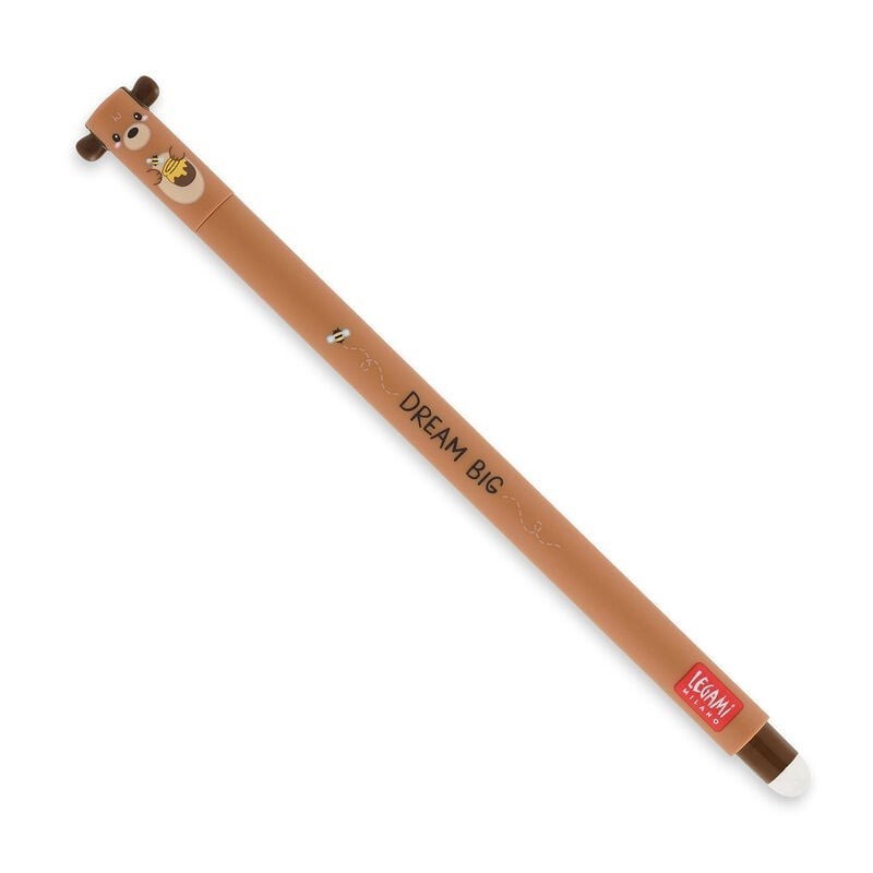 STYLO A ENCRE GEL EFFACABLE OURS MIEL