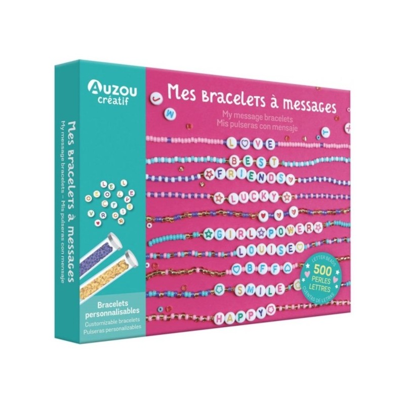 MON COFFRET D'ARTISTE - MES BRACELETS A MESSAGES