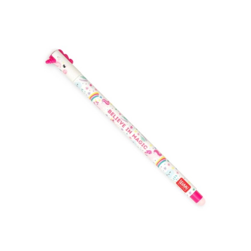 STYLO A ENCRE GEL EFFACABLE LICORNE