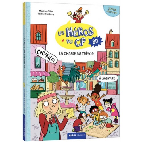 LES HEROS DU CP EN BD - SUPER DEBUTANT - LA CHASSE AU TRESOR