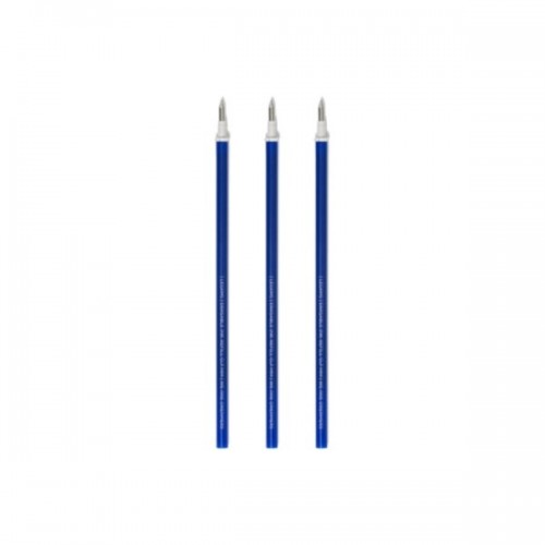 STYLO A ENCRE GEL EFFACABLE - 3 RECHARGES BLEU