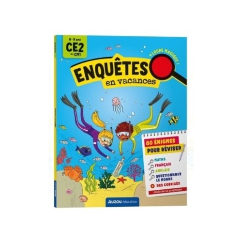 ENQUETES EN VACANCES - DU CE2 AU CM1
