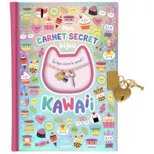 CARNET SECRET JOURNAL INTIME - MON CARNET SECRET BIJOU KAWAII