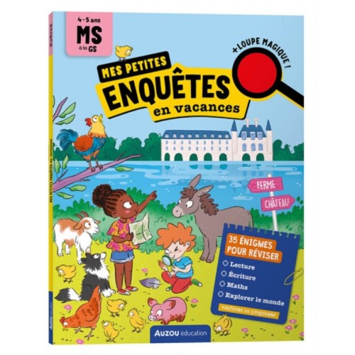 MES PETITES ENQUETES EN VACANCES - DE LA MS A LA GS - CAHIER DE VACANCES 2025