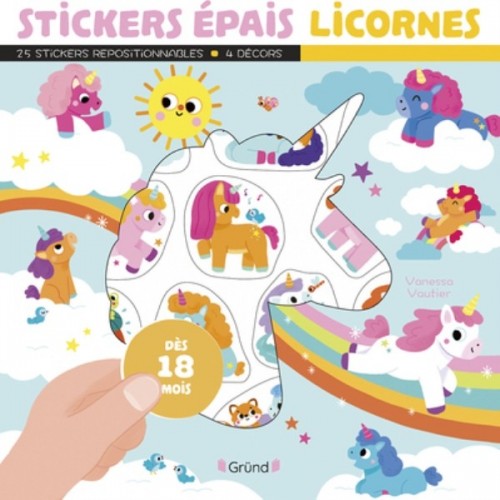 STICKERS EPAIS - LICORNES