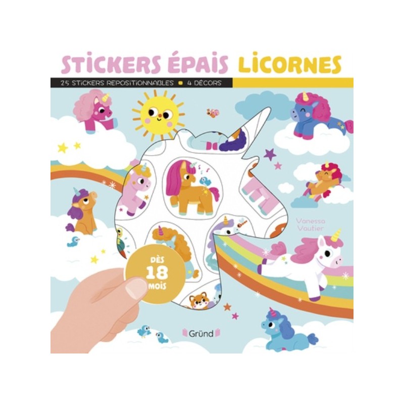 STICKERS EPAIS - LICORNES