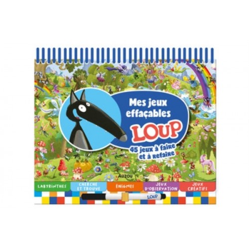 MES JEUX EFFACABLES LOUP