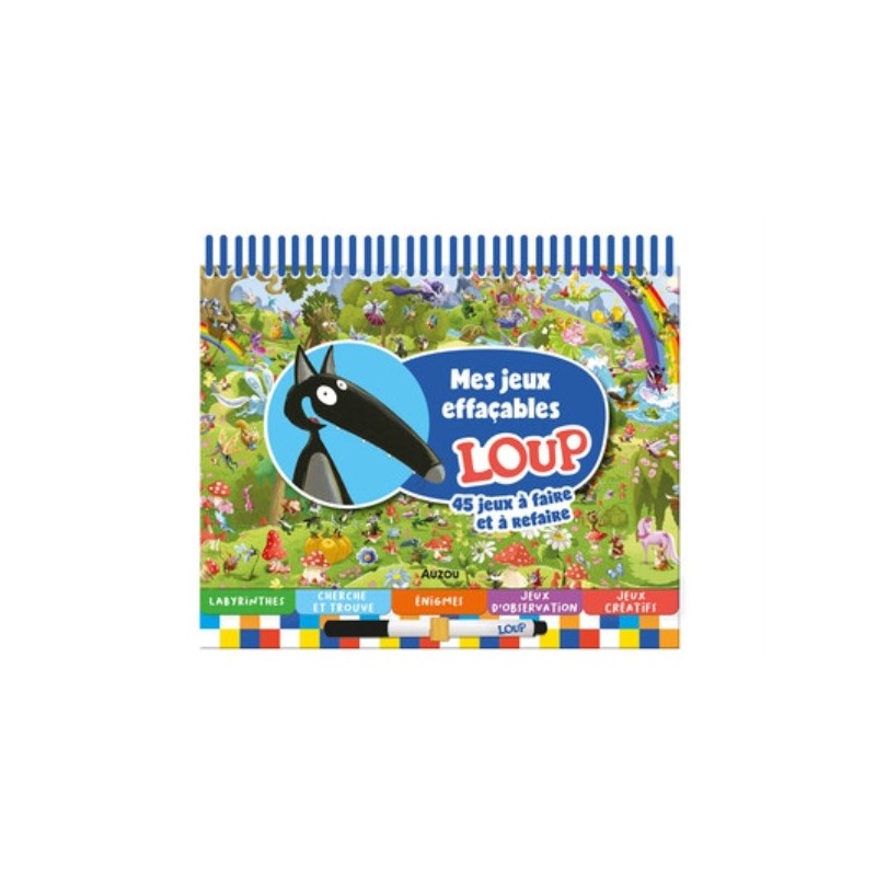 MES JEUX EFFACABLES LOUP