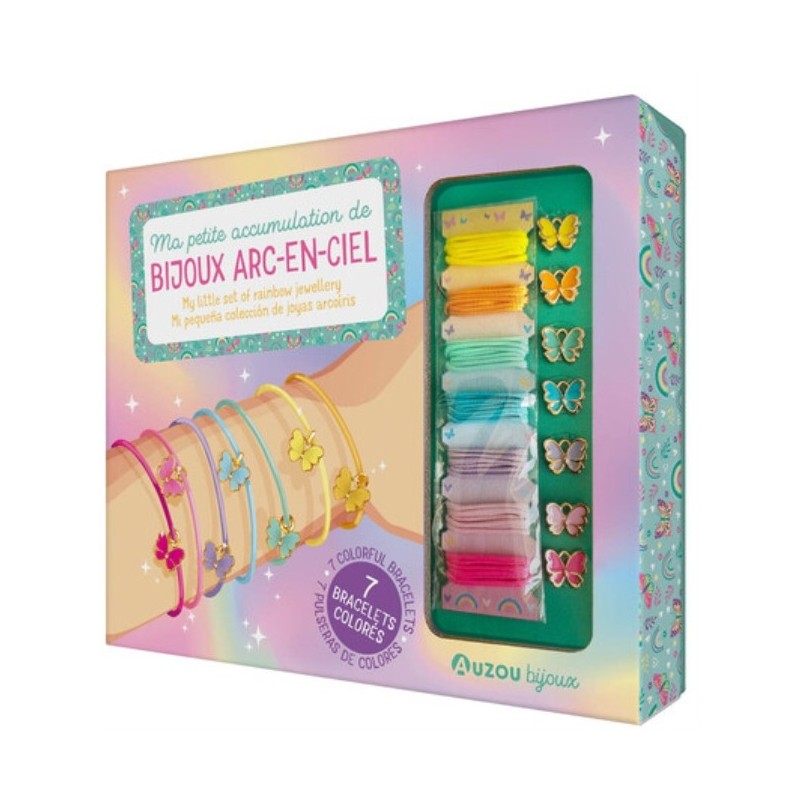 MA PETITE ACCUMULATION DE BIJOUX ARC-EN-CIEL