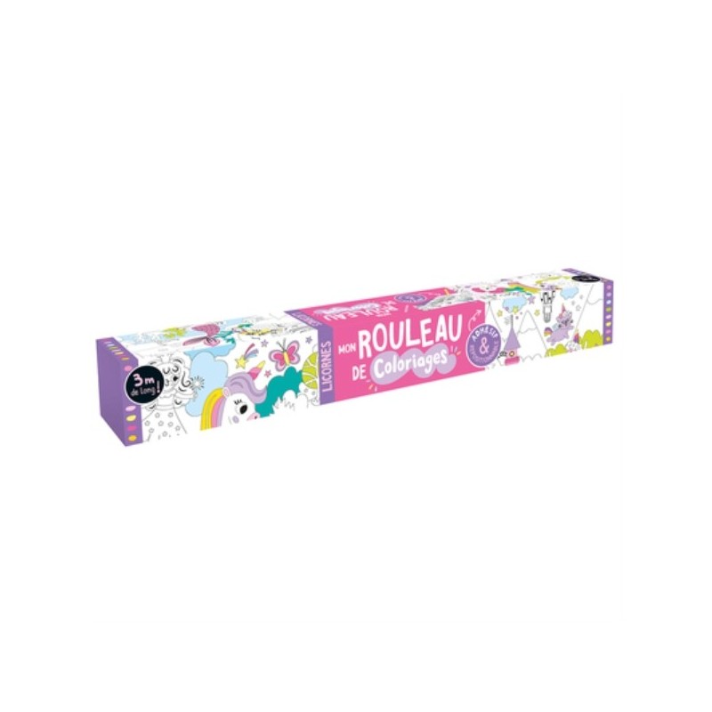 MON ROULEAU DE COLORIAGES - LICORNES