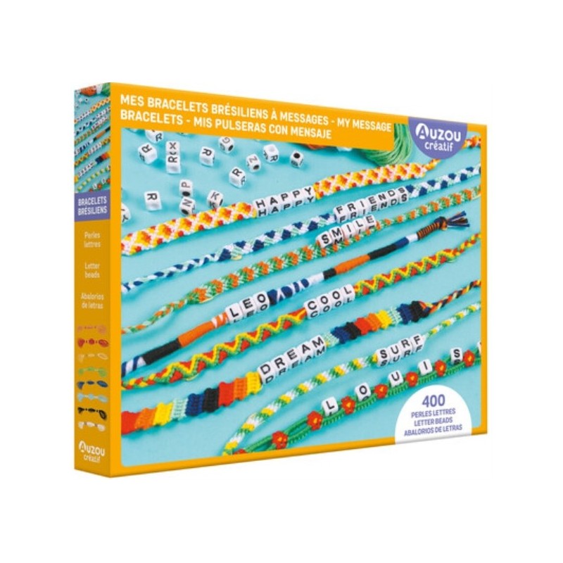 MON COFFRET D'ARTISTE - MES BRACELETS BRESILIENS A MESSAGES