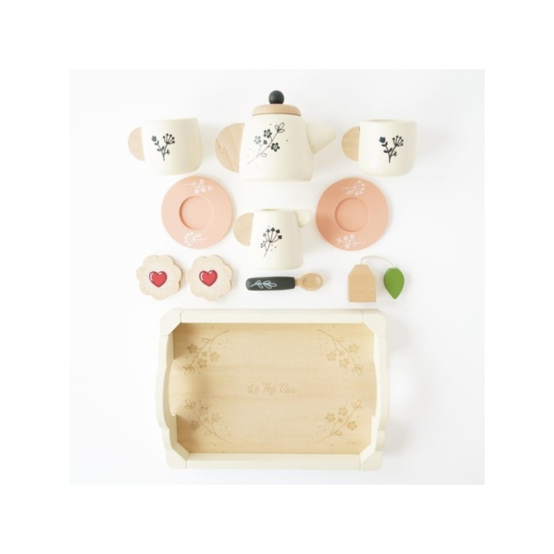 SET DE THE ET PLATEAU - 12 PIECES